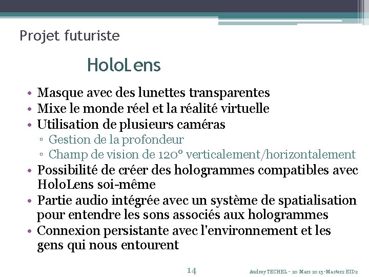 Projet futuriste Holo. Lens • Masque avec des lunettes transparentes • Mixe le monde