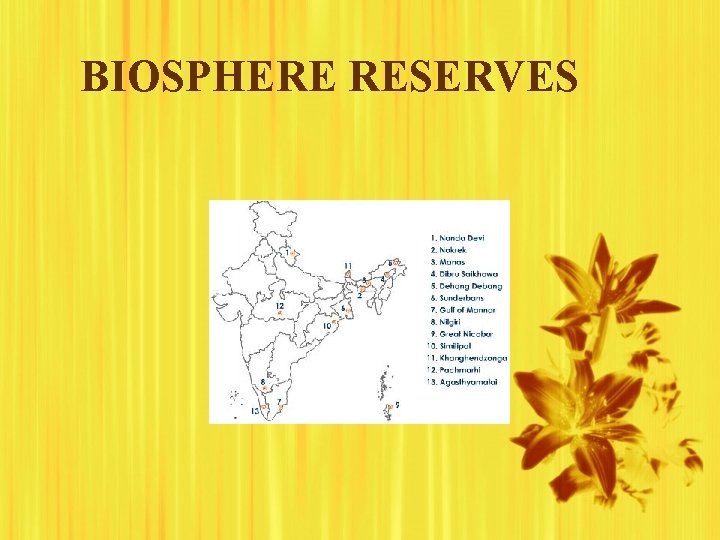 BIOSPHERE RESERVES 