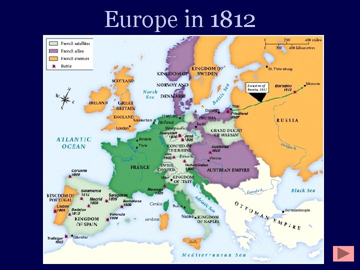 Europe in 1812 