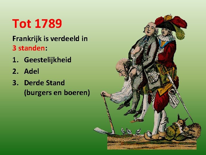 Historische overzicht Franse Revolutie De belangrijkste gebeurtenissen van