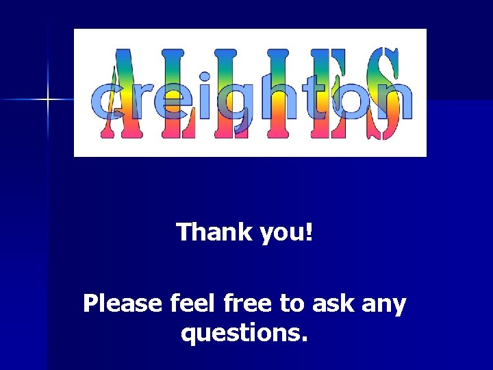 Thank you! Please feel free to ask any questions. 