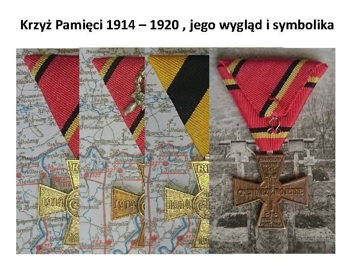 Krzyż Pamięci 1914 – 1920 , jego wygląd i symbolika R. I. P. REQUIESCAT