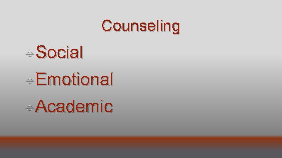 Counseling Social Emotional Academic 