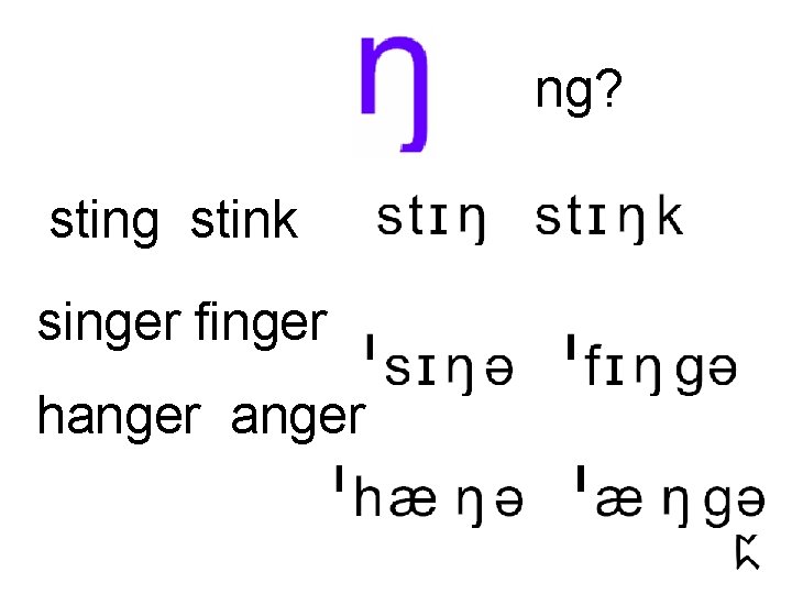 ng? sting stink singer finger hanger 