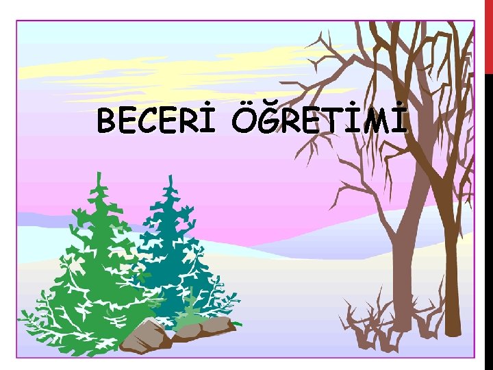 BECERİ ÖĞRETİMİ 