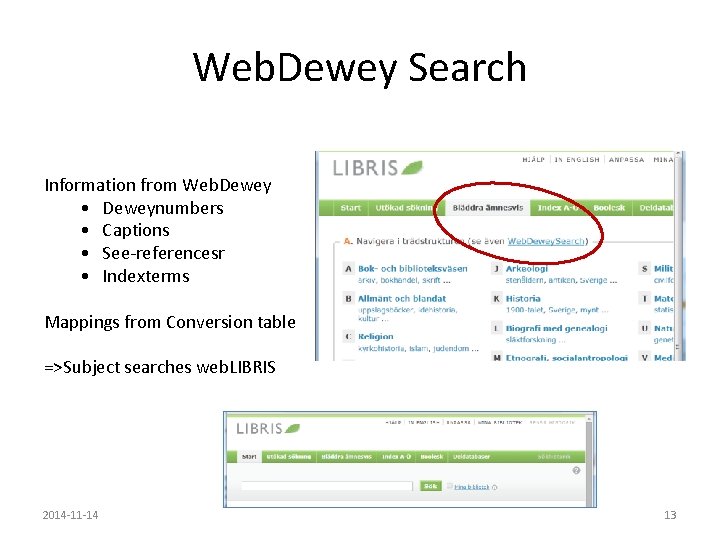 Web. Dewey Search Information from Web. Dewey • Deweynumbers • Captions • See-referencesr •