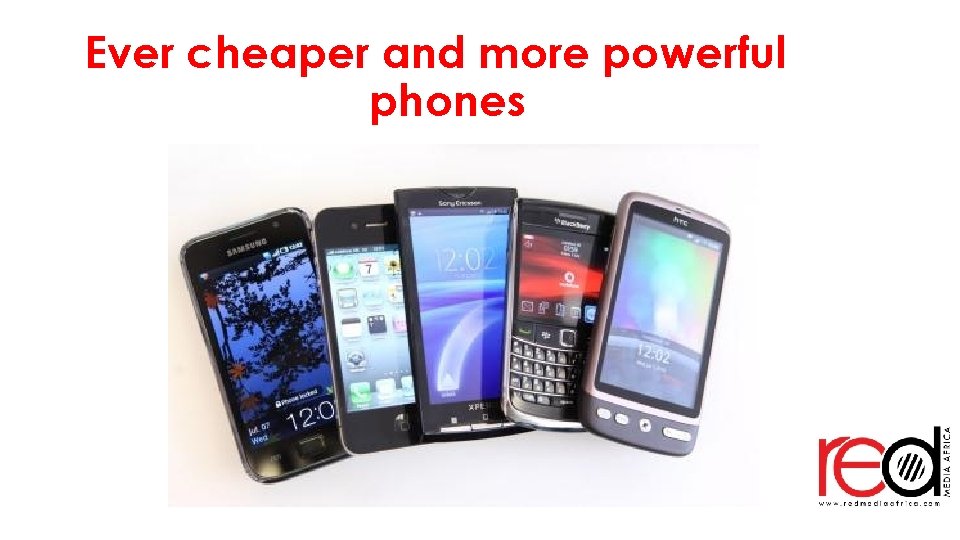 Ever cheaper and more powerful phones 