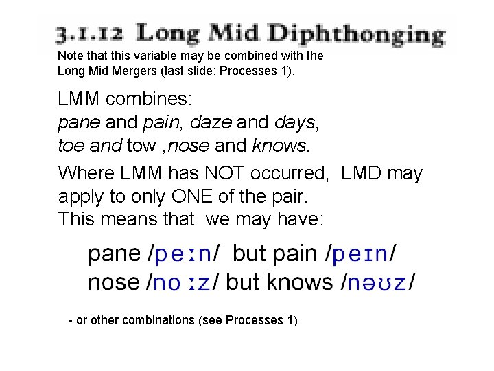 Note that this variable may be combined with the Long Mid Mergers (last slide: