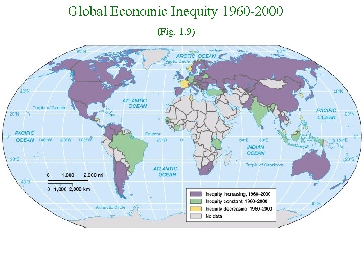 Global Economic Inequity 1960 -2000 (Fig. 1. 9) Inequity 