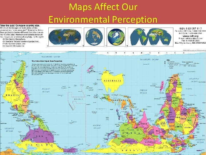 Maps Affect Our Environmental Perception 