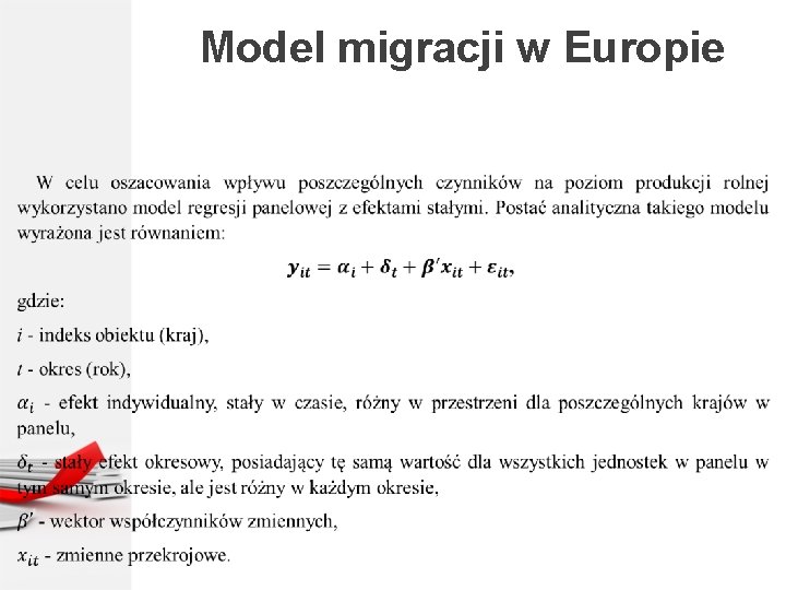 Model migracji w Europie 