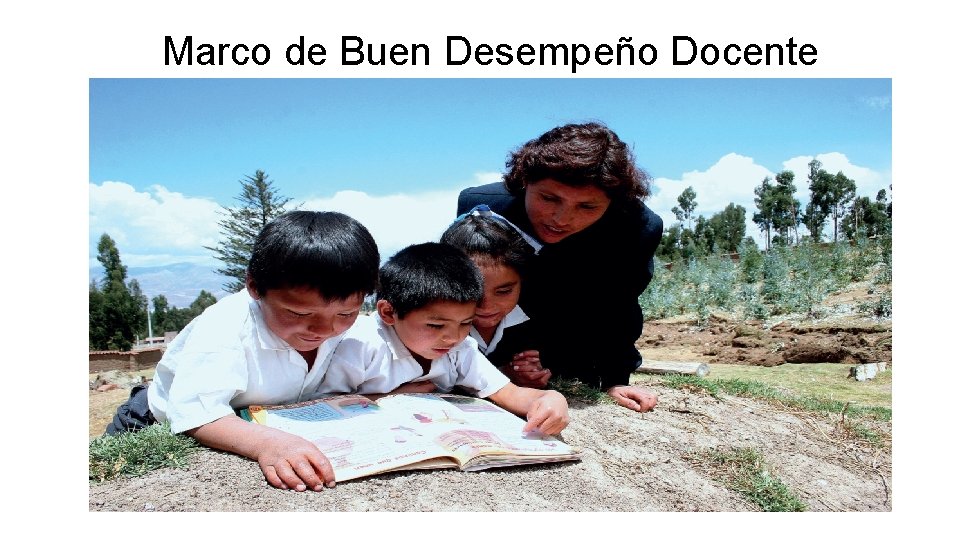 Marco de Buen Desempeño Docente 