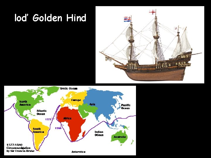 loď Golden Hind 