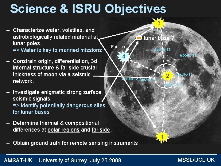 Science & ISRU Objectives 3 – Characterize water, volatiles, and astrobiologically related material at