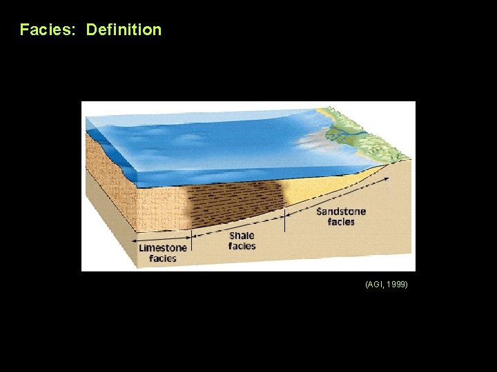 Facies: Definition (AGI, 1999) 