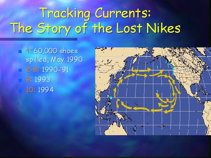 Tracking Currents: The Story of the Lost Nikes n n 1: 60, 000 shoes Tracking Currents: The Story of the Lost Nikes n n 1: 60, 000 shoes