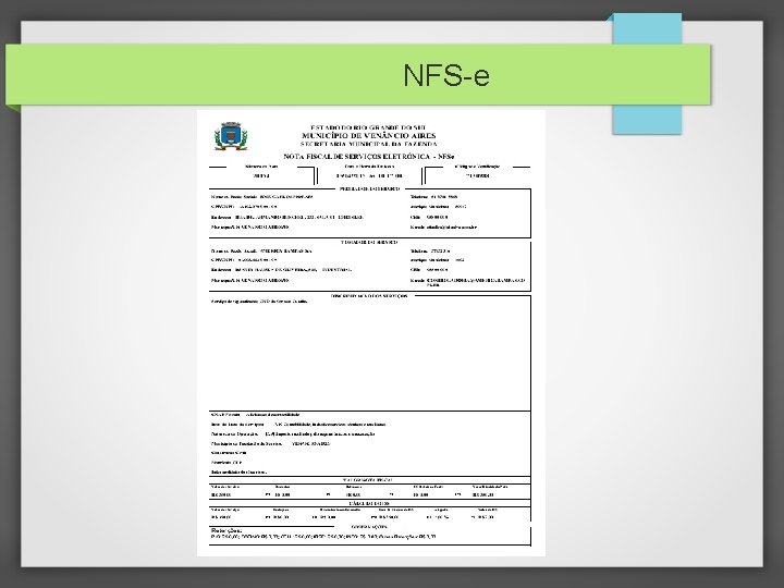 NFS-e 
