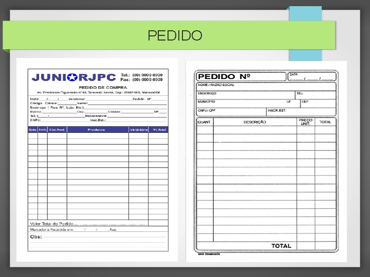 PEDIDO 