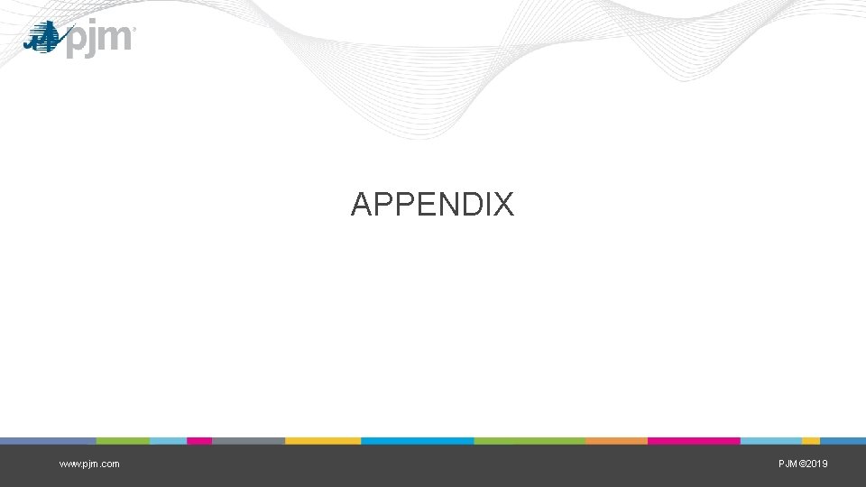 APPENDIX www. pjm. com PJM© 2019 