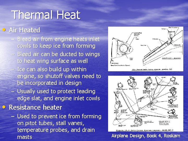 Thermal Heat • Air Heated – Bleed air from engine heats inlet cowls to