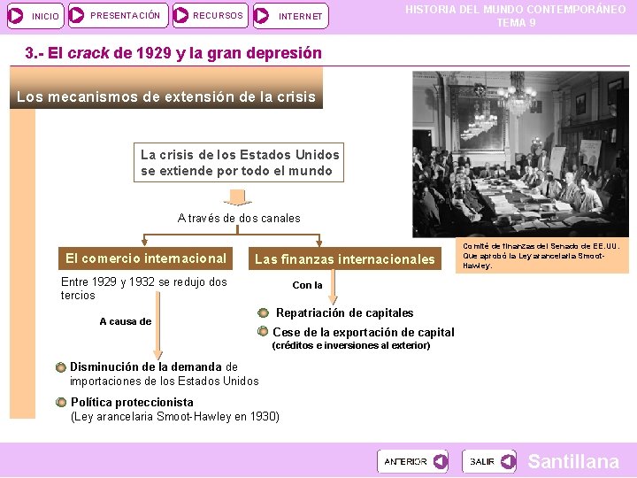 INICIO PRESENTACIÓN RECURSOS INTERNET HISTORIA DEL MUNDO CONTEMPORÁNEO TEMA 9 3. - El crack