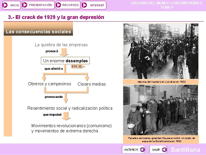 INICIO PRESENTACIÓN RECURSOS INTERNET HISTORIA DEL MUNDO CONTEMPORÁNEO TEMA 9 3. - El crack