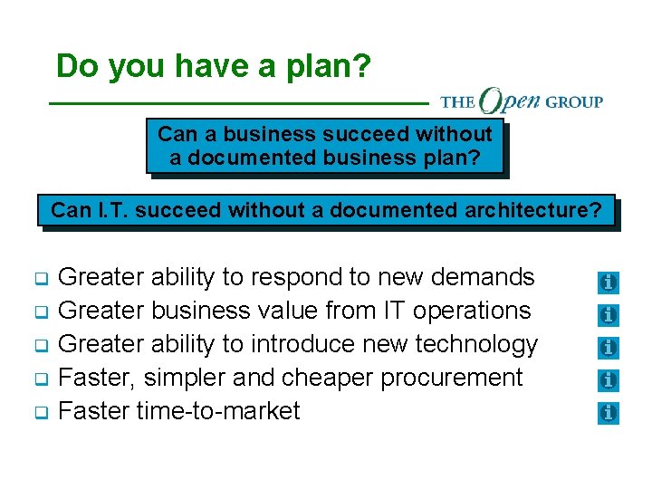 Do you have a plan? Can a business succeed without a documented business plan?