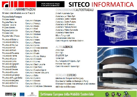 Dott. Giovanni Capo E- mail: giovanni. capo@sitecoinf. it Referenze SITECO INFORMATICA Nel 2006 la