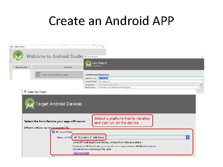 Create an Android APP 