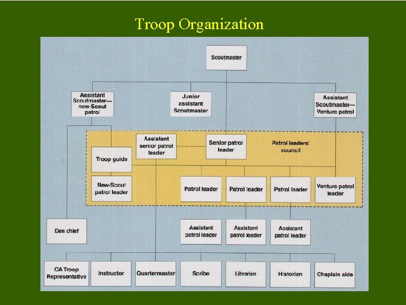 Troop Organization 