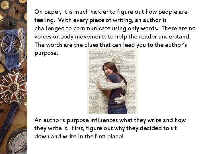 On paper, it is much harder to figure out how people are feeling. With