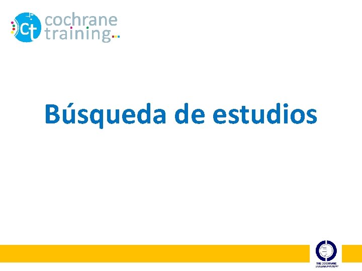 Búsqueda de estudios 