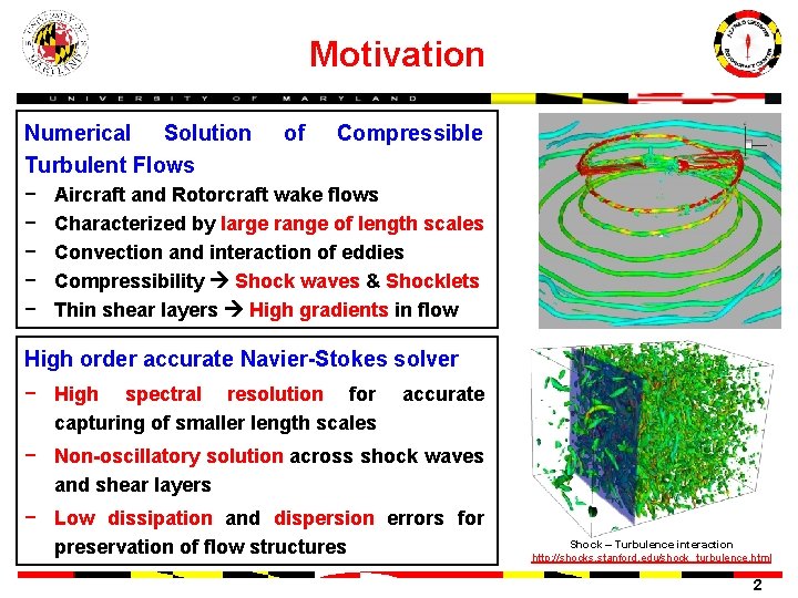 Motivation Numerical Solution Turbulent Flows − − − of Compressible Aircraft and Rotorcraft wake