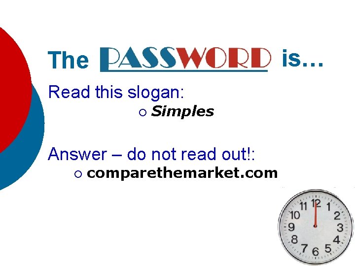 is… The Read this slogan: ¡ Simples Answer – do not read out!: ¡ is… The Read this slogan: ¡ Simples Answer – do not read out!: ¡