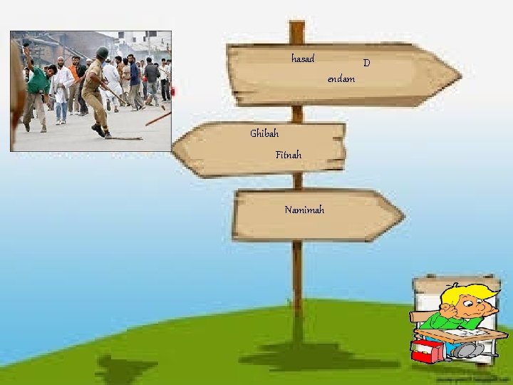 hasad D endam Ghibah Fitnah Namimah 