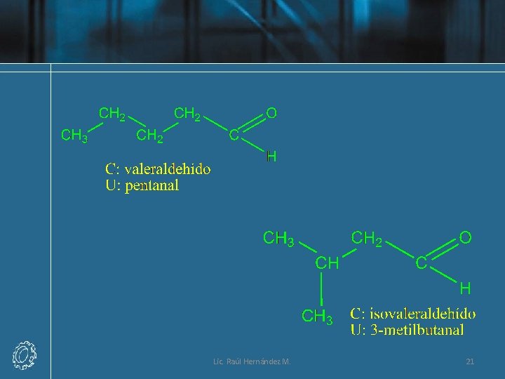 Lic. Raúl Hernández M. 21 
