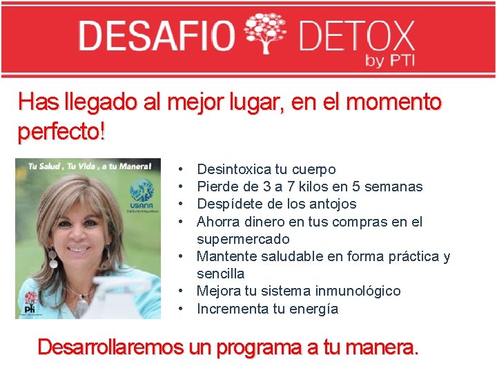 Has llegado al mejor lugar, en el momento perfecto! • • Desintoxica tu cuerpo