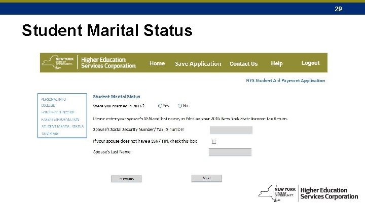 29 Student Marital Status 