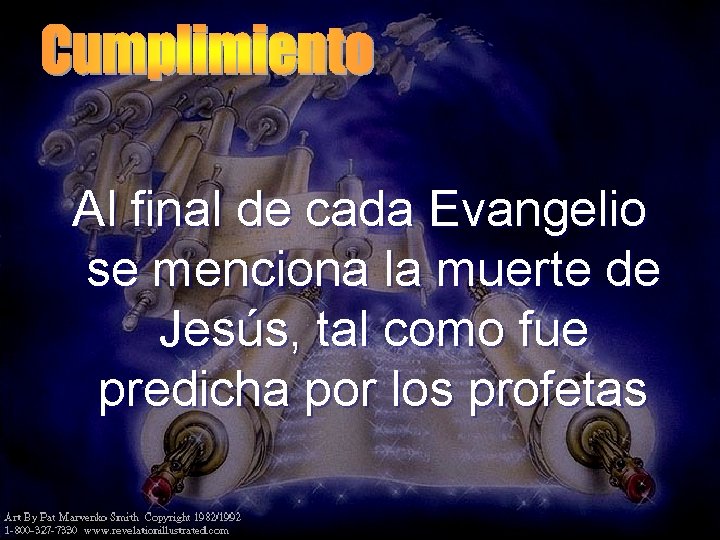 Al final de cada Evangelio se menciona la muerte de Jesús, tal como fue Al final de cada Evangelio se menciona la muerte de Jesús, tal como fue