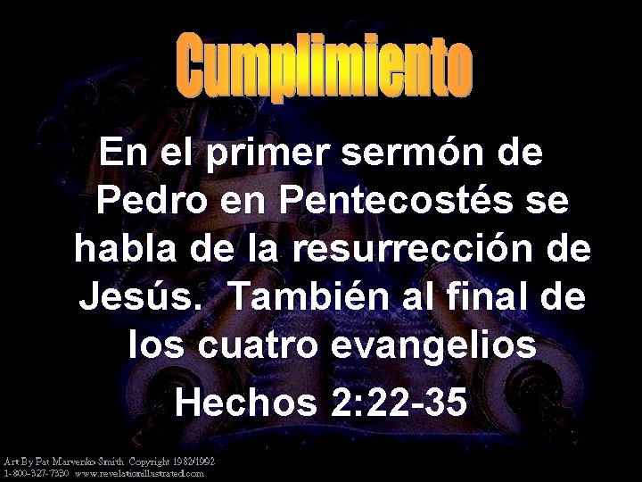 En el primer sermón de Pedro en Pentecostés se habla de la resurrección de En el primer sermón de Pedro en Pentecostés se habla de la resurrección de