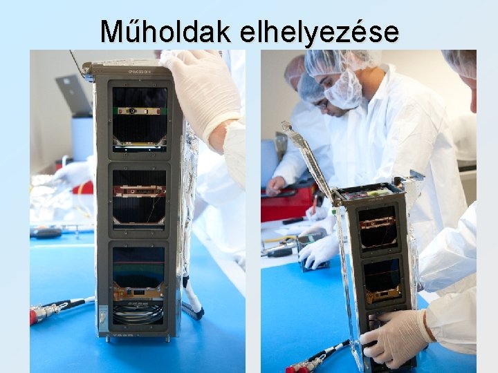 Műholdak elhelyezése 