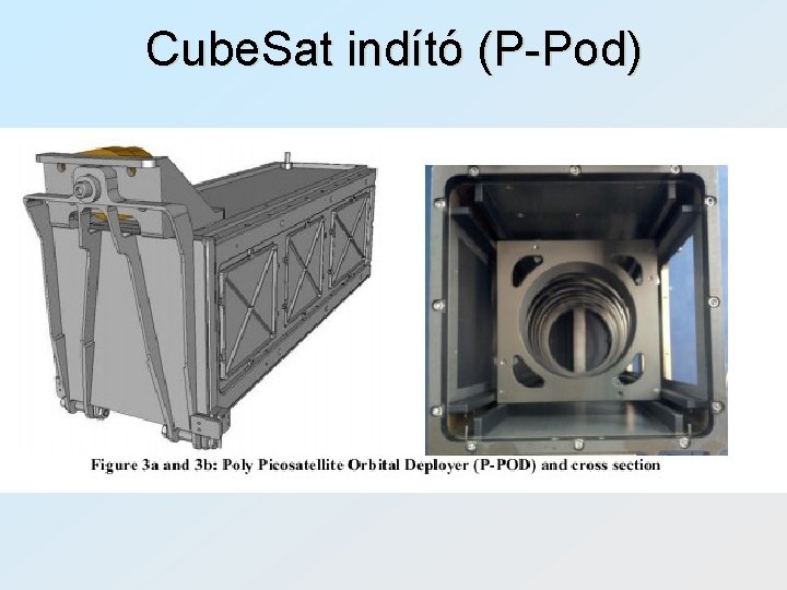 Cube. Sat indító (P-Pod) 