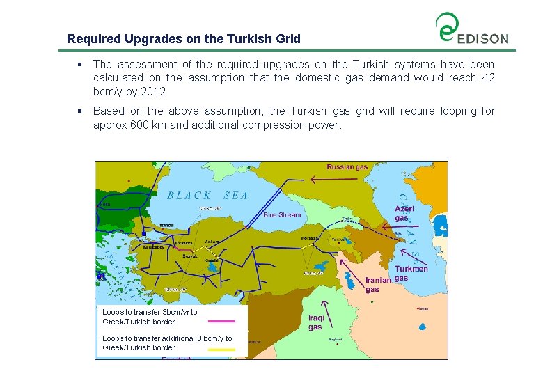 Required Upgrades on the Turkish Grid § The assessment of the required upgrades on