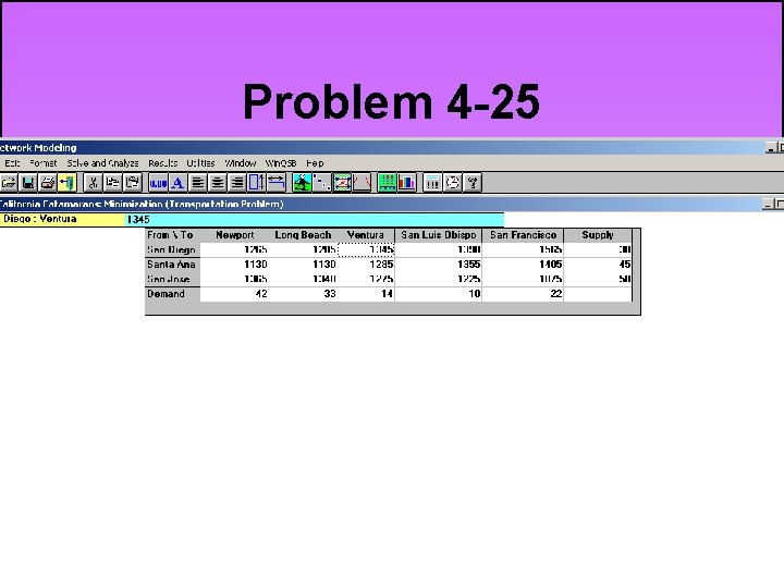 Problem 4 -25 36 