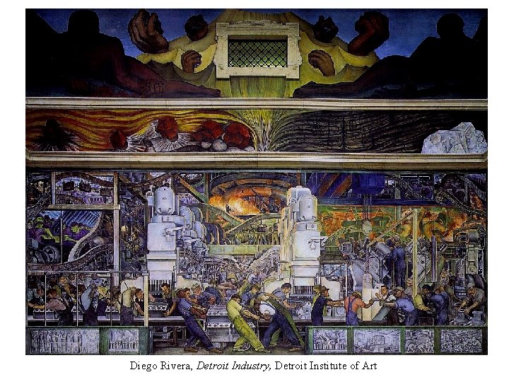 Diego Rivera, Detroit Industry, Detroit Institute of Art 