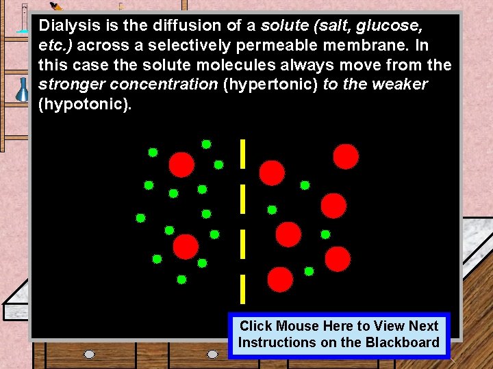 Dialysis is the diffusion of. To a solute (salt, the glucose, magnify etc. ) Dialysis is the diffusion of. To a solute (salt, the glucose, magnify etc. )