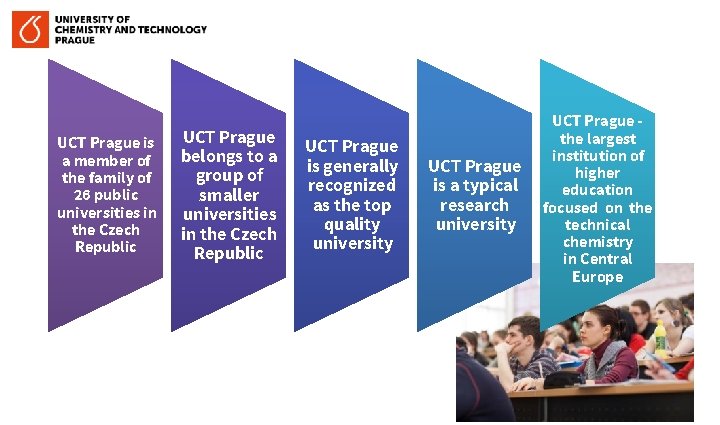 UCT Prague is a member of the family of 26 public universities in the