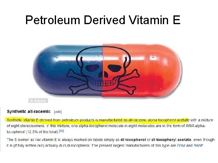 Petroleum Derived Vitamin E 