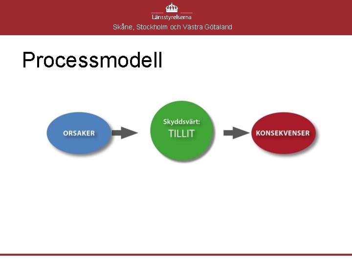 Skåne, Stockholm och Västra Götaland Processmodell 