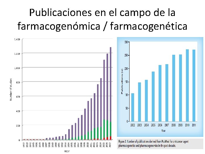 Publicaciones en el campo de la farmacogenómica / farmacogenética Publicaciones en el campo de la farmacogenómica / farmacogenética